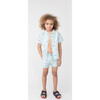 Oliver Short Sleeve Button Down, Sky Moto - Shirts - 6
