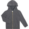 Georgie Hoodie, Heather Grey - Jackets - 1 - thumbnail