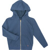 Georgie Hoodie, Dusty Blue - Jackets - 1 - thumbnail