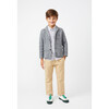 Milo Knit Blazer, Heather Grey - Blazers - 3