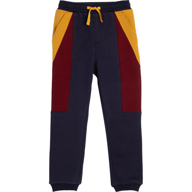 Dale Colorblock Jogger, Navy Multi - Sweatpants - 1