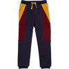 Dale Colorblock Jogger, Navy Multi - Sweatpants - 1 - thumbnail