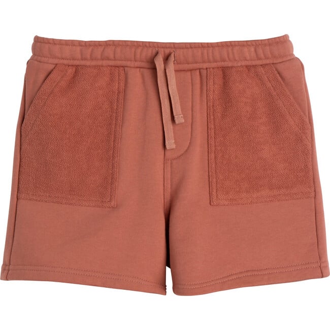 Leon Jogger Short, Dusty Red - Shorts - 1