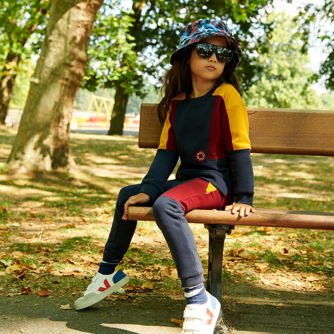 Dale Colorblock Jogger, Navy Multi - Sweatpants - 2