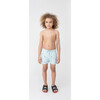 Brooks Boys Swim Trunk, Sky Moto - Swim Trunks - 2
