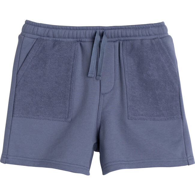 Leon Jogger Short, Dark Dusty Blue - Shorts - 1