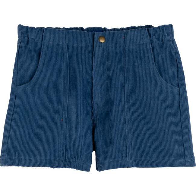 Retro Cord Short, New Blue - Shorts - 1