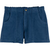 Retro Cord Short, New Blue - Shorts - 1 - thumbnail