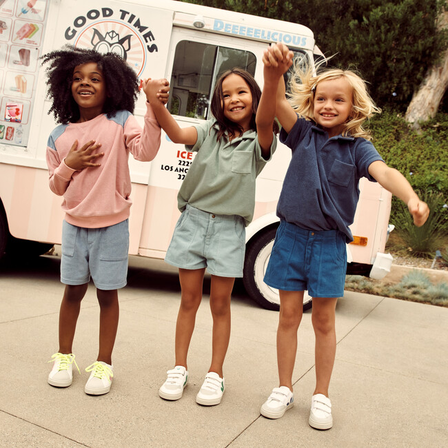 Retro Cord Short, New Blue - Shorts - 4