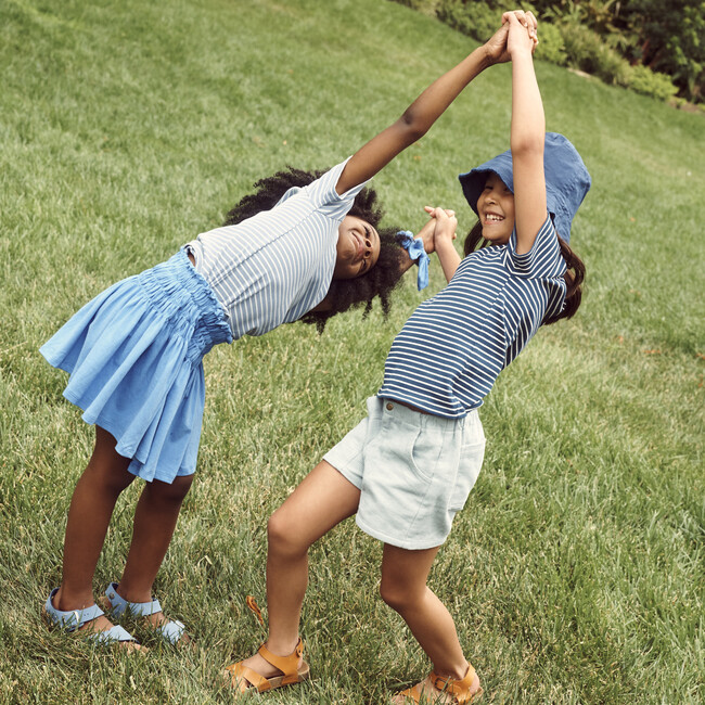 Retro Cord Short, Powder Blue - Shorts - 5