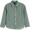 Max Button Down, Green Check - Shirts - 1 - thumbnail