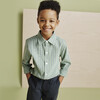 Max Button Down, Green Check - Shirts - 2