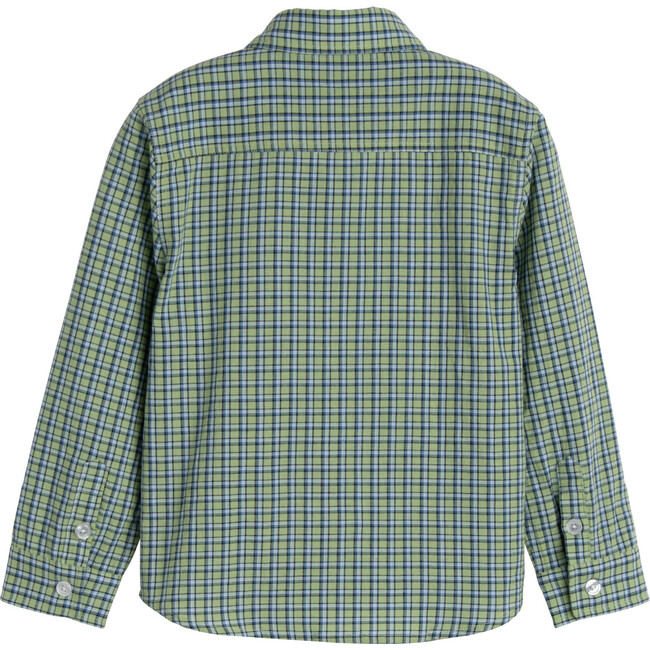 Max Button Down, Green Check - Shirts - 3