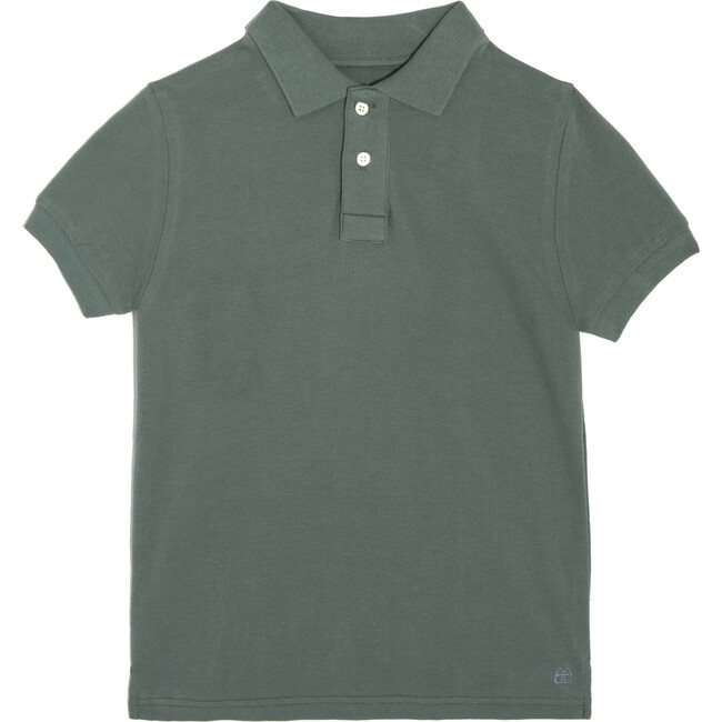 Hudson Polo Shirt, Sage - Polo Shirts - 1