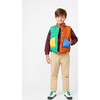 Emery Color-Blocked Puffer Vest, Caramel Multi - Vests - 2