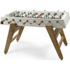 RS #3 Indoor/Outdoor Foosball Table, White/Wood - Foosball Tables - 1 - thumbnail