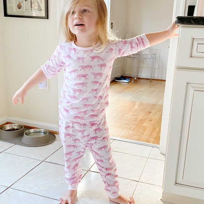 Pink Cheetah Pajama Set - Pajamas - 2