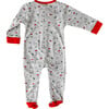 Holiday Dalmatian Footie - Rompers - 3