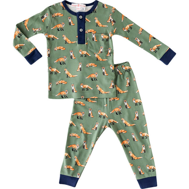 Green Fox 2-Piece Pajama