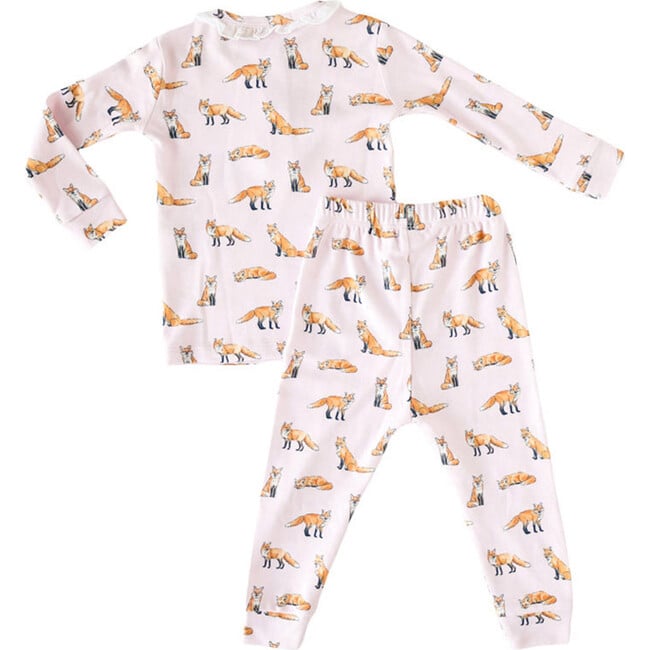 Pink Fox 2-Piece Pajama - Pajamas - 3