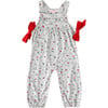 Holiday Dalmatian Romper - Rompers - 1 - thumbnail