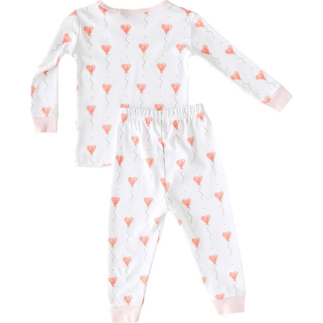 White Heart Balloon Pajama Set - Pajamas - 3