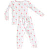 White Heart Balloon Pajama Set - Pajamas - 3