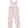 Pink Fox Ruffle Romper - Rompers - 1 - thumbnail