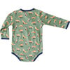 Green Fox Kimono Onesie - Onesies - 3