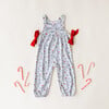 Holiday Dalmatian Romper - Rompers - 5