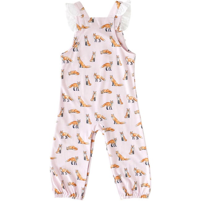 Pink Fox Ruffle Romper - Rompers - 3