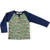 Green Fox Raglan Shirt - Shirts - 1 - thumbnail