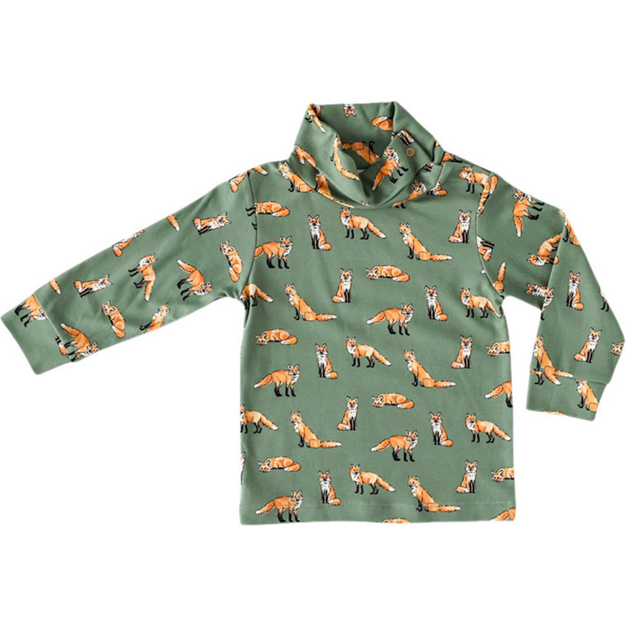 Green Fox Turtleneck - Shirts - 1
