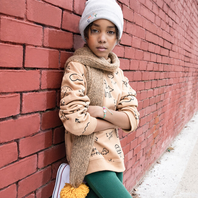I Dig the Earth Sweatshirt, Camel - Sweatshirts - 5