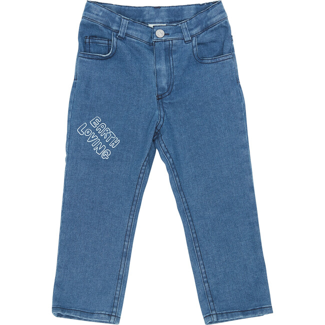 Kids Regular Denim Pants, Blue