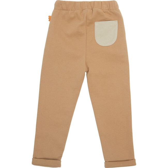 Kid Revolutioniste Vert Jogger, Camel - Sweatpants - 3