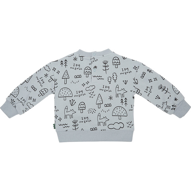 I Dig the Earth Baby Sweatshirt, Moss - Sweatshirts - 3