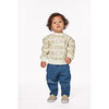 Mon Coeur All-Over Baby Sweatshirt, Beige - Sweatshirts - 2