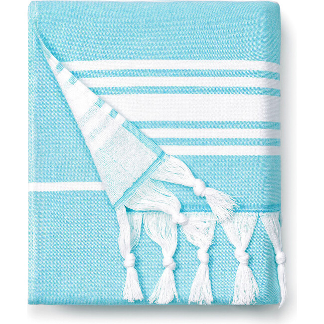 Turkish Towel, Aqua - Towels - 1