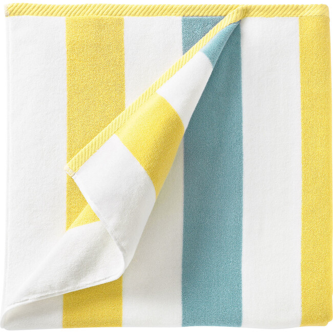 Cabana Towel, Yellow & Sea Glass