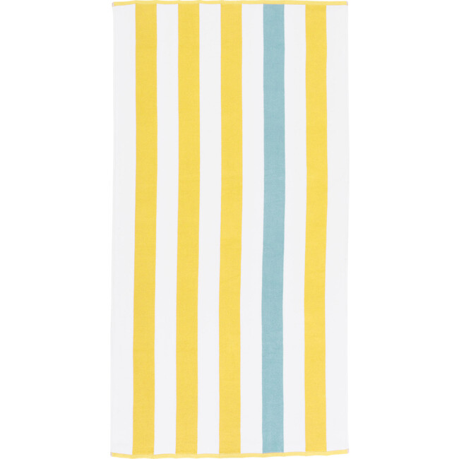 Cabana Towel, Yellow & Sea Glass - Towels - 5