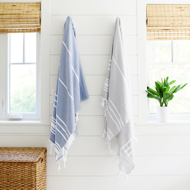 Turkish Towel, Azul - Towels - 3