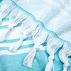 Turkish Towel, Aqua - Towels - 6 - thumbnail