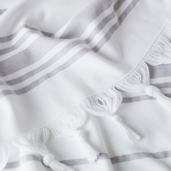 Turkish Towel, White Stone - Towels - 4