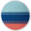 Round Beach Towel, Coral Sunset - Towels - 1 - thumbnail