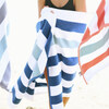 Cabana Towel, Marine Blue & Sea Glass - Towels - 2