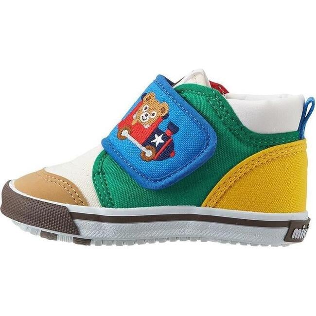 Bear Train Shoes, White and Blue - Sneakers - 2