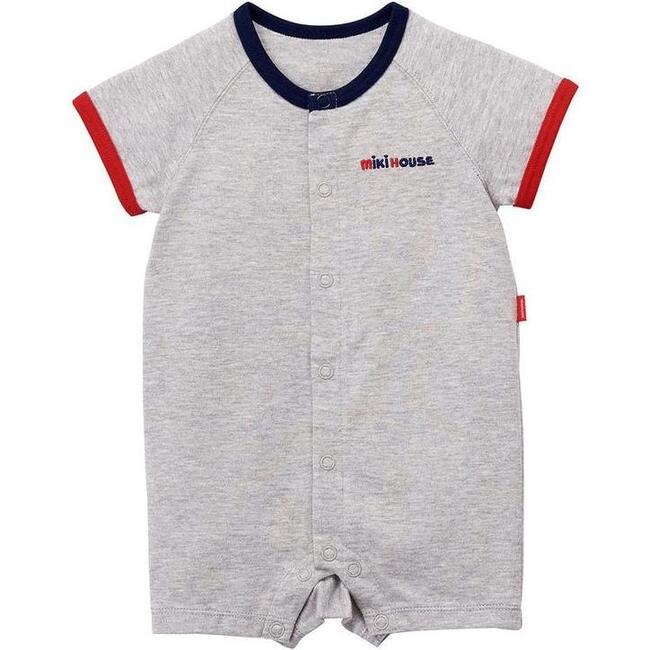 Miki House Gray Baby Bodysuit - One Pieces - 1