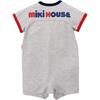 Miki House Gray Baby Bodysuit - One Pieces - 2