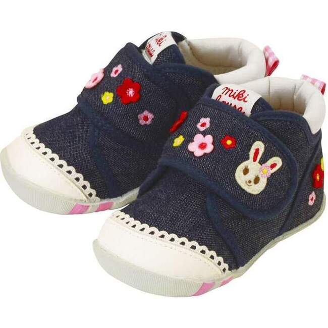 Miki House Navy First Shoes - Sneakers - 1